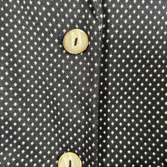 Rafaella Blazer Blue White Print Unlined Long Sleeve Jacket All-Seasons Sz M Med - Picture 11 of 11